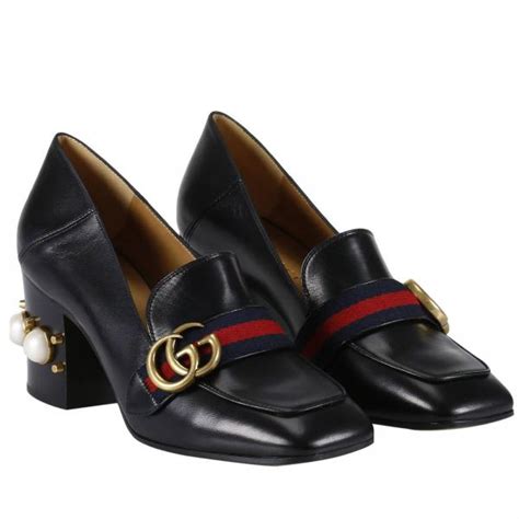 gucci scarpe donna tessuto e cuoio nero velvet ayers|gucci purses for women.